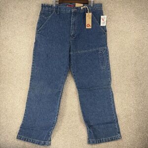 New Y2K VTG APCO Carpenter Jeans 36x30 Loose Baggy Skater Grunge Punk Pockets